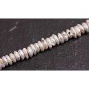 Natural Freshwater Pearl Beads white / Puccalit / 5x14mm.