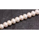 Natural Freshwater Pearl Beads white / round  / 10mm.