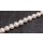 Süßwasserperlen weiss / Semi Round / 10x11mm.