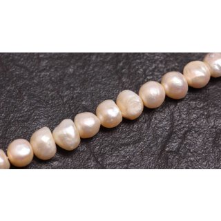 Natural Freshwater Pearl Beads Rose / Irregular / 9x11mm.