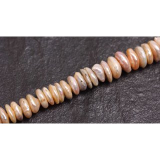 Natural Freshwater Pearl Beads Rose / puccalit / 4x12mm.