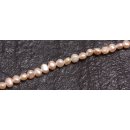 Natural Freshwater Pearl Beads Rose / Nuggets / 4mm.