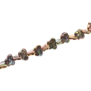 Freshwater Pearl Beads Olive Green / butterfly / 7x11mm.