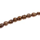 Freshwater Pearl Beads Olive Green / oval seed / 5mm.