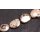 Freshwater Pearl Beads Light Burgundy / Oval Irregular / 25mm.