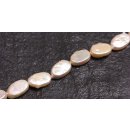 Natural Freshwater Beads Pearl Rose / Oval Irregular /...