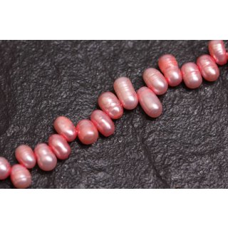 Freshwater Pearl Beads Light Pink / oval seed / 7mm.