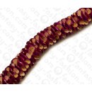 Kokos Perlen Flower Purple ca. 4 x15mm / 100pcs.