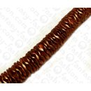 Kokos Perlen Flower Bronze ca. 4x20mm / 100pcs.