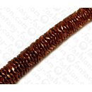 Kokos Perlen Flower Bronze ca. 4x25mm / 100pcs.