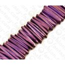 Coco Rectangle with Center Drill Bougainvillia ca. 3x28mm...