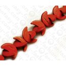 Coco Half Moon Orange ca. 10x20mm / 40pcs.