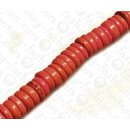 Kokos Perlen Pucalit Carmine Rose ca. 8mm / 100pcs.