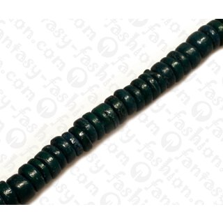 Kokos Perlen Pucalit Dark Green ca. 8mm / 100pcs.