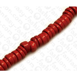 Kokos Perlen Pucalit Tomatoe Red ca. 8mm / 100pcs.