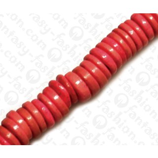 Kokos Perlen Pucalit Carmine Rose ca. 10mm / 100pcs.