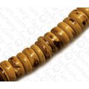 Kokos Perlen Pucalit Tiger Kokos Perlen ca. 10mm / 100pcs.