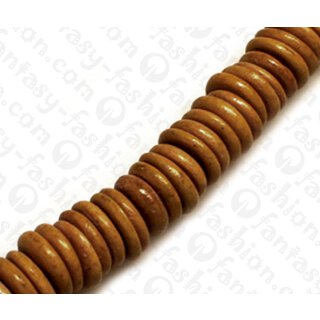 Kokos Perlen Pucalit Tan ca. 11mm / 100pcs.