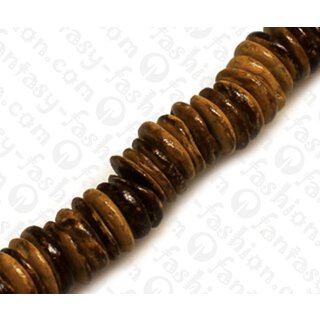 Coco Pucalit Natural Tiger ca. 11mm / 100pcs.