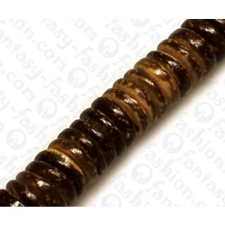 Coco Pucalit Natural Tiger ca. 12mm / 100pcs.