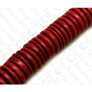 Kokos Perlen Pucalit Red ca. 15mm / 100pcs.