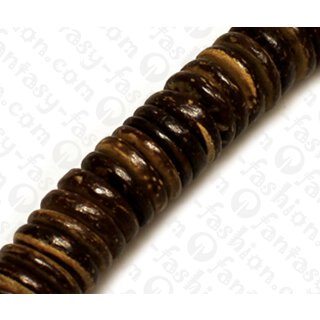 Coco Pucalit Natural Tiger ca. 15mm / 100pcs.