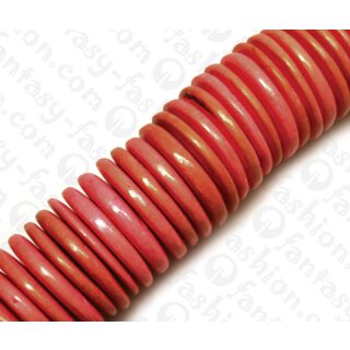 Kokos Perlen Pucalit Carmine Rose ca. 25mm / 100pcs.