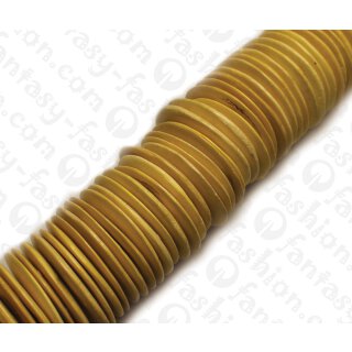 Kokos Perlen Pucalit Yellow ca. 30mm / 100pcs.