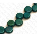 Coco Flat Round upsd Blue ca. 10mm / 40pcs.