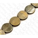 Coco Flat Round Grey ca. 15mm / 26pcs.