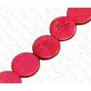 Coco Flat Round Pink ca. 15mm / 26pcs.