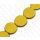 Coco Flat Round Yellow ca. 15mm / 26pcs.