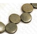 Coco Flat Round upsd Grey ca. 15mm / 26pcs.
