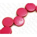 Coco Flat Round upsd Pink ca. 15mm / 26pcs.