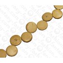 Coco Flat Round upsd Ivory ca. 15mm / 26pcs.
