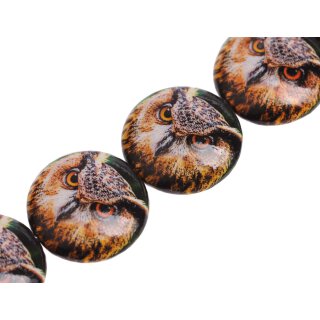 Papercoated Beads awl print UFO / 35mm.