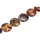 Papercoated Beads animal print UFO / 35mm.
