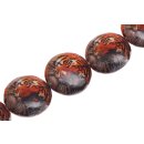 Papercoated Beads animal print UFO / 35mm.
