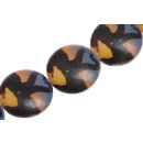 Papercoated Beads animal print UFO / 35mm.