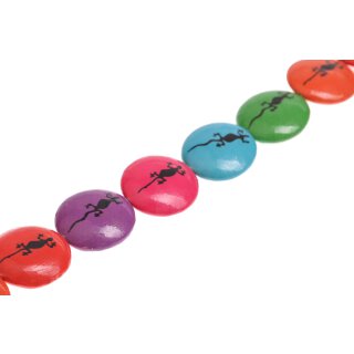 Papercoated Beads animal print UFO / 35mm.