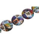 Schmuck Perlen Papier beschichtet tourist spots UFO / 35mm.