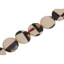 Schmuck Perlen Papier beschichtet chess head flat round /...