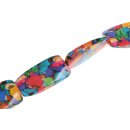 Papercoated Beads shell design twist / 55mm.