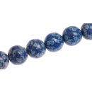 Schmuck Perlen Papier beschichtet Blue Flower round beads...