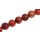 Papercoated Beads Abstract red round beads / 15mm.