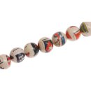 Papercoated Beads Flags round beads / 15mm.