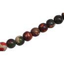 Schmuck Perlen Papier beschichtet Cherry round beads / 10mm.
