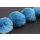 Rabbit Balls Blue Round / ca.80mm / 5pcs.