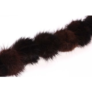 Mink Balls Brown Round / ca.60mm / 10pcs.