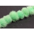 Nerz Puschel Green Round / ca.60mm / 10pcs.